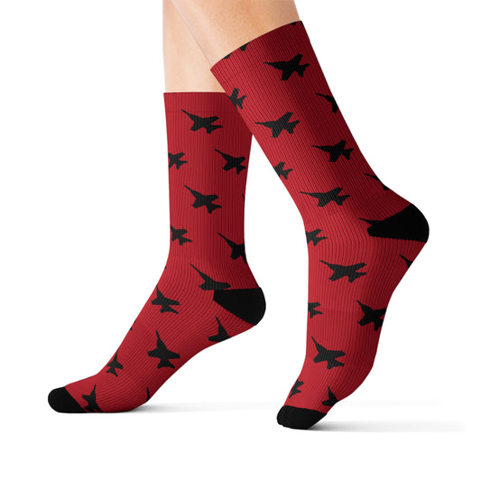 F-18E/F Socks, Red