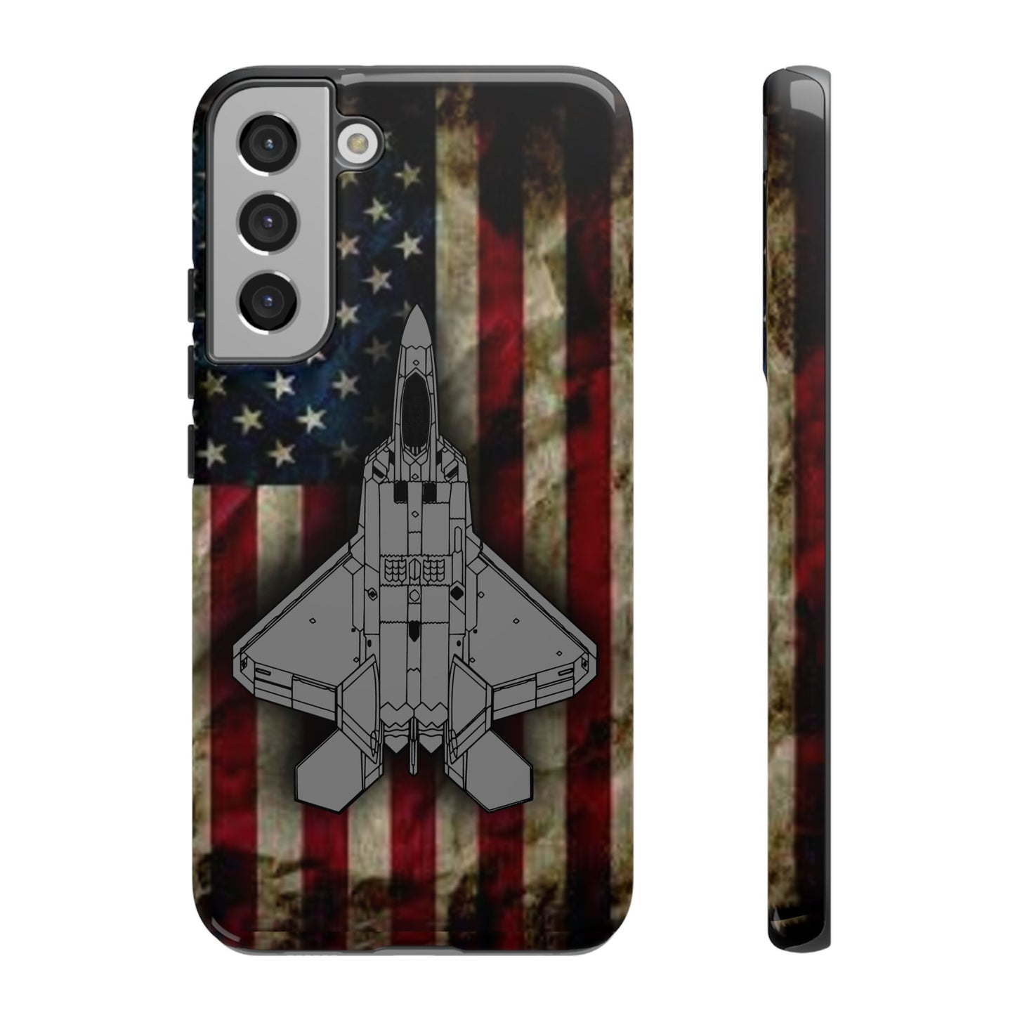 F-22 Old Glory Tough Cases for iPhone, Samsung, Google