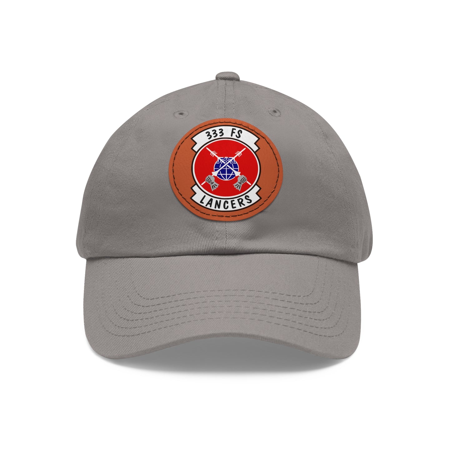 333FS Lancers Leather Patch Hat, Multiple Colors