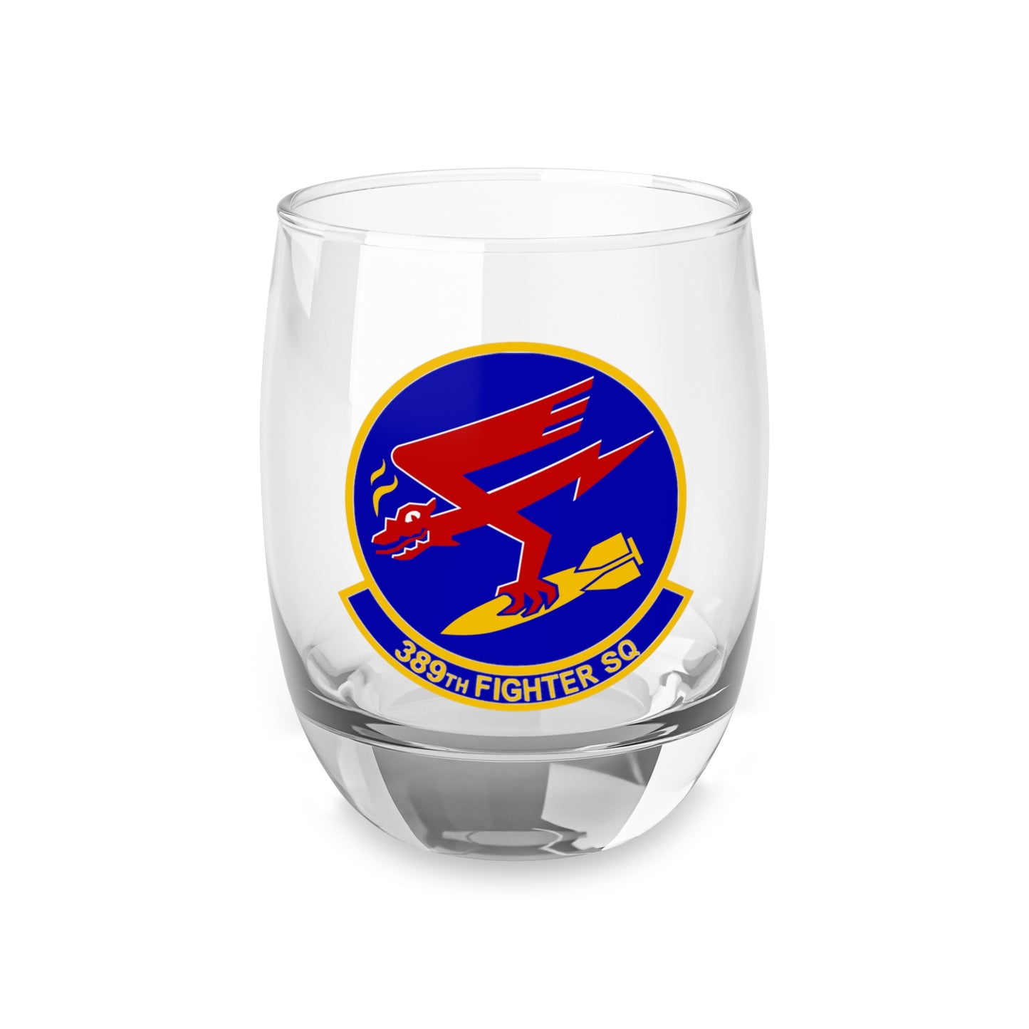 389FS "T-Bolts" Whiskey Glass, 6oz