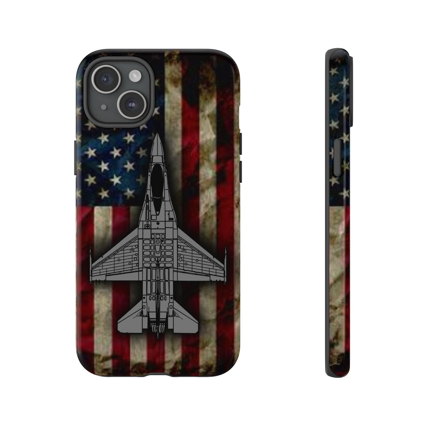 F-16 Old Glory Tough Cases for iPhone, Samsung, Google