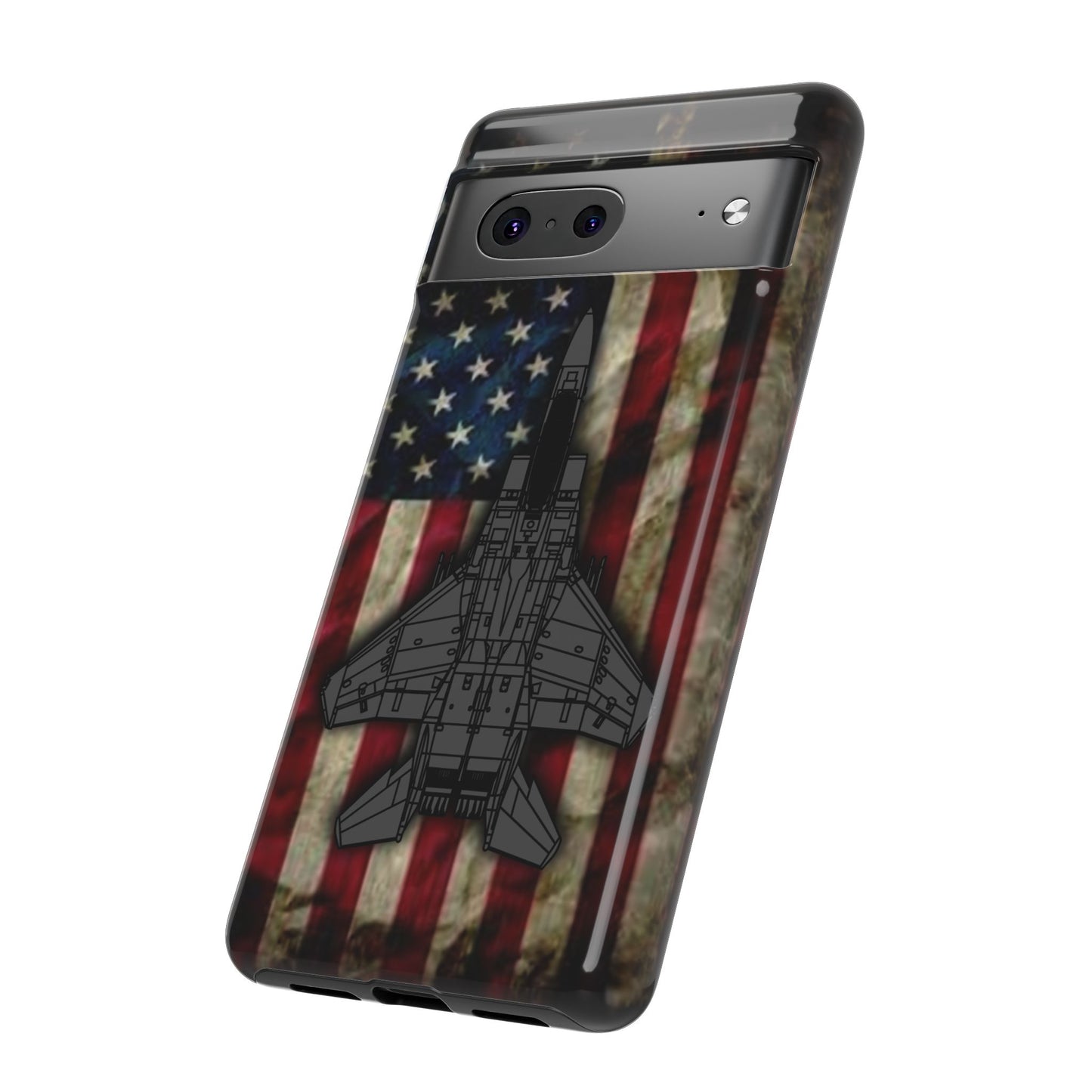 F-15E Old Glory Tough Cases for iPhone, Samsung, Google