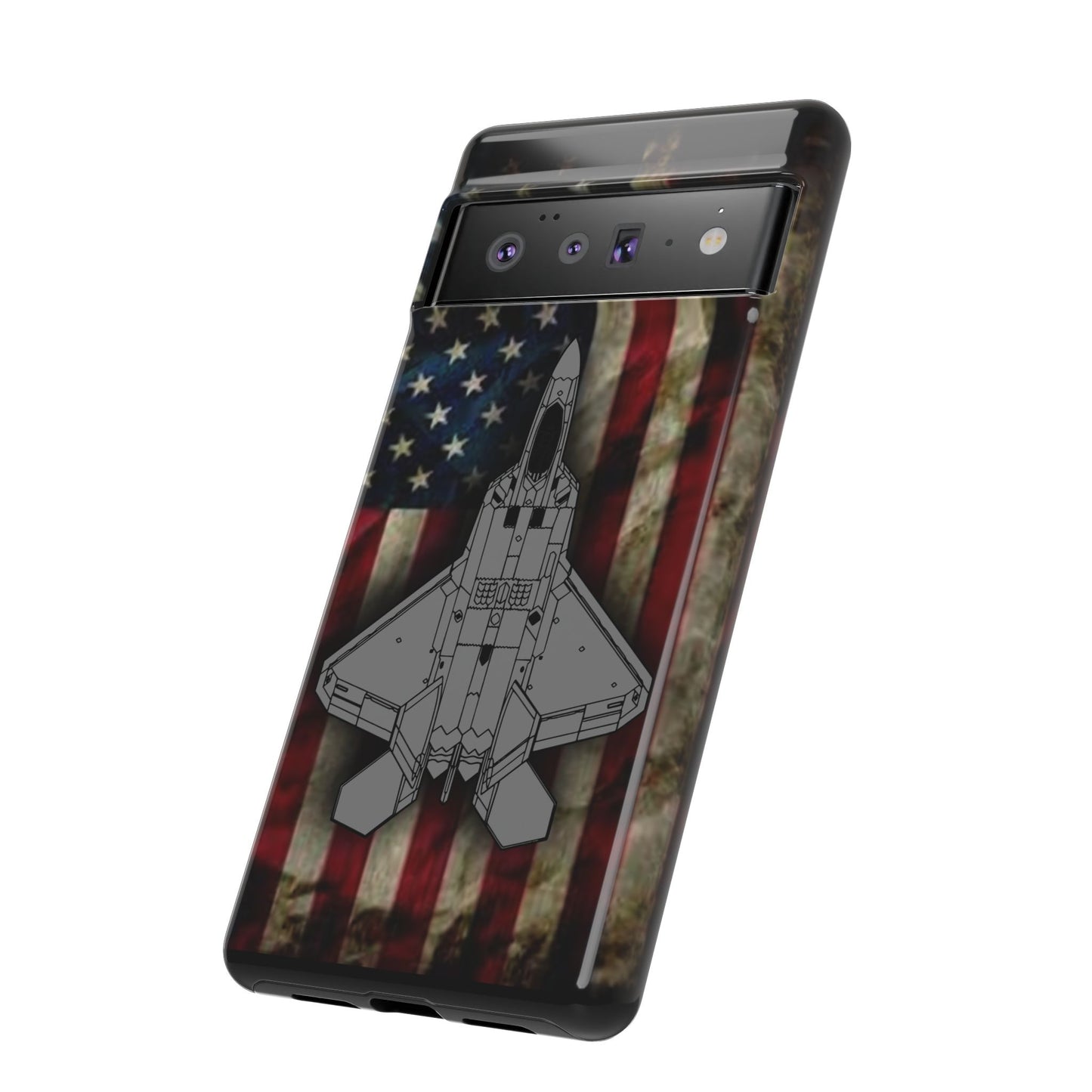 F-22 Old Glory Tough Cases for iPhone, Samsung, Google