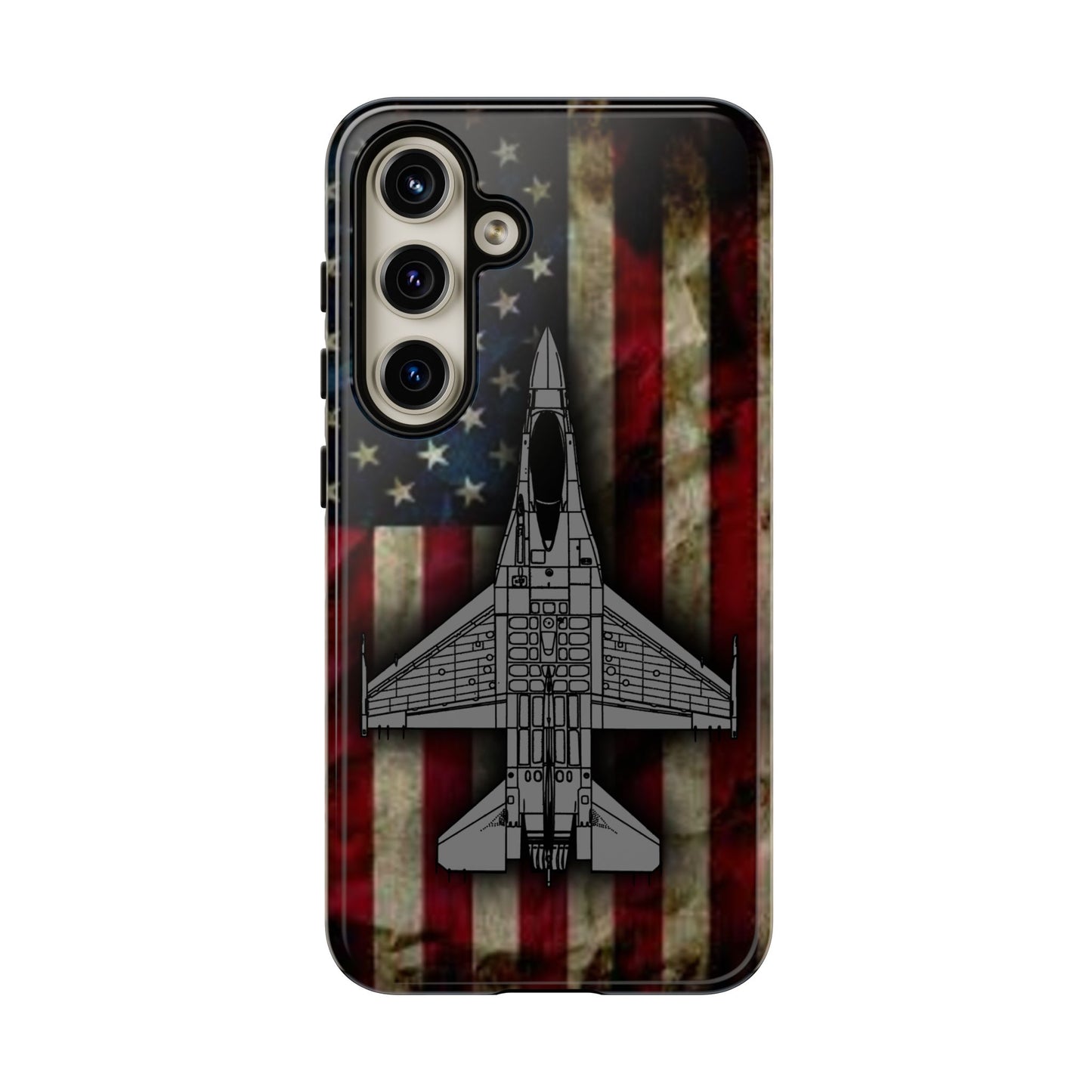 F-16 Old Glory Tough Cases for iPhone, Samsung, Google