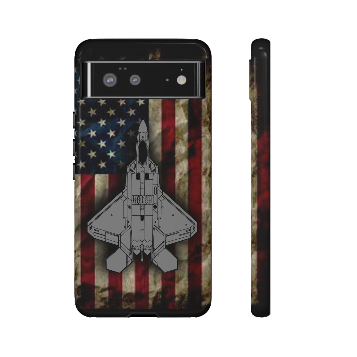 F-22 Old Glory Tough Cases for iPhone, Samsung, Google