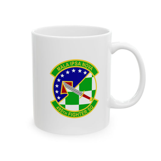 495FS & F-35A Front Silhouette Ceramic Mug 11oz