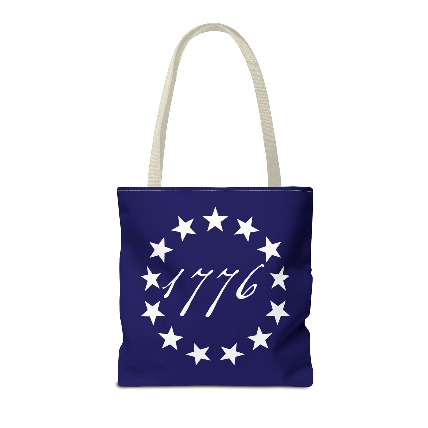 1776 Betsy Ross Flag Tote Bag — Patriotic Independence Day Grocery & Beach Tote