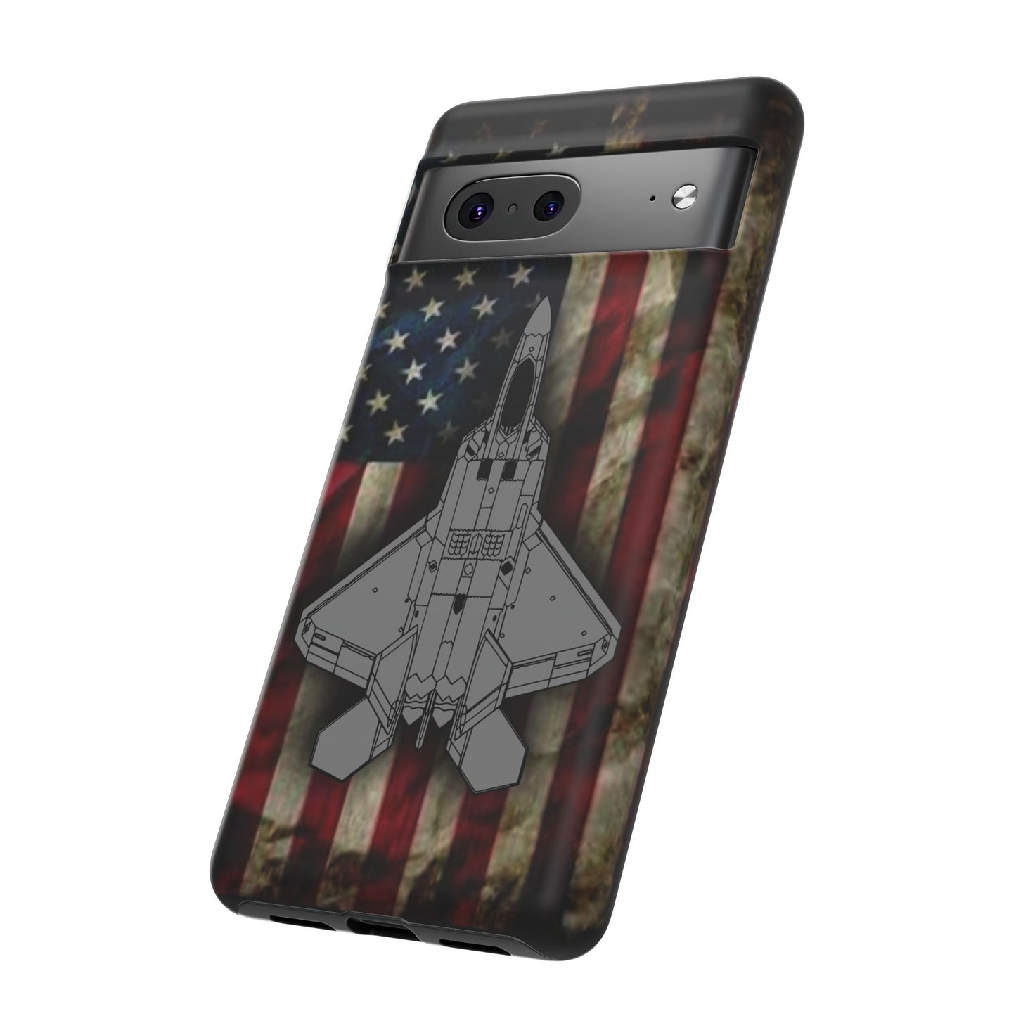 F-22 Old Glory Tough Cases for iPhone, Samsung, Google