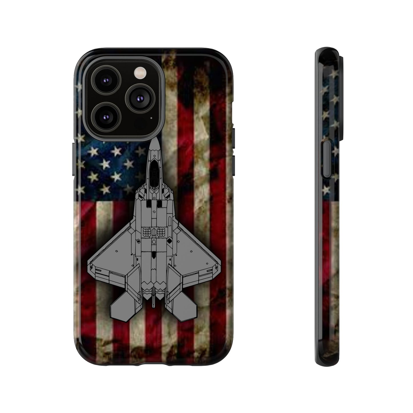 F-22 Old Glory Tough Cases for iPhone, Samsung, Google