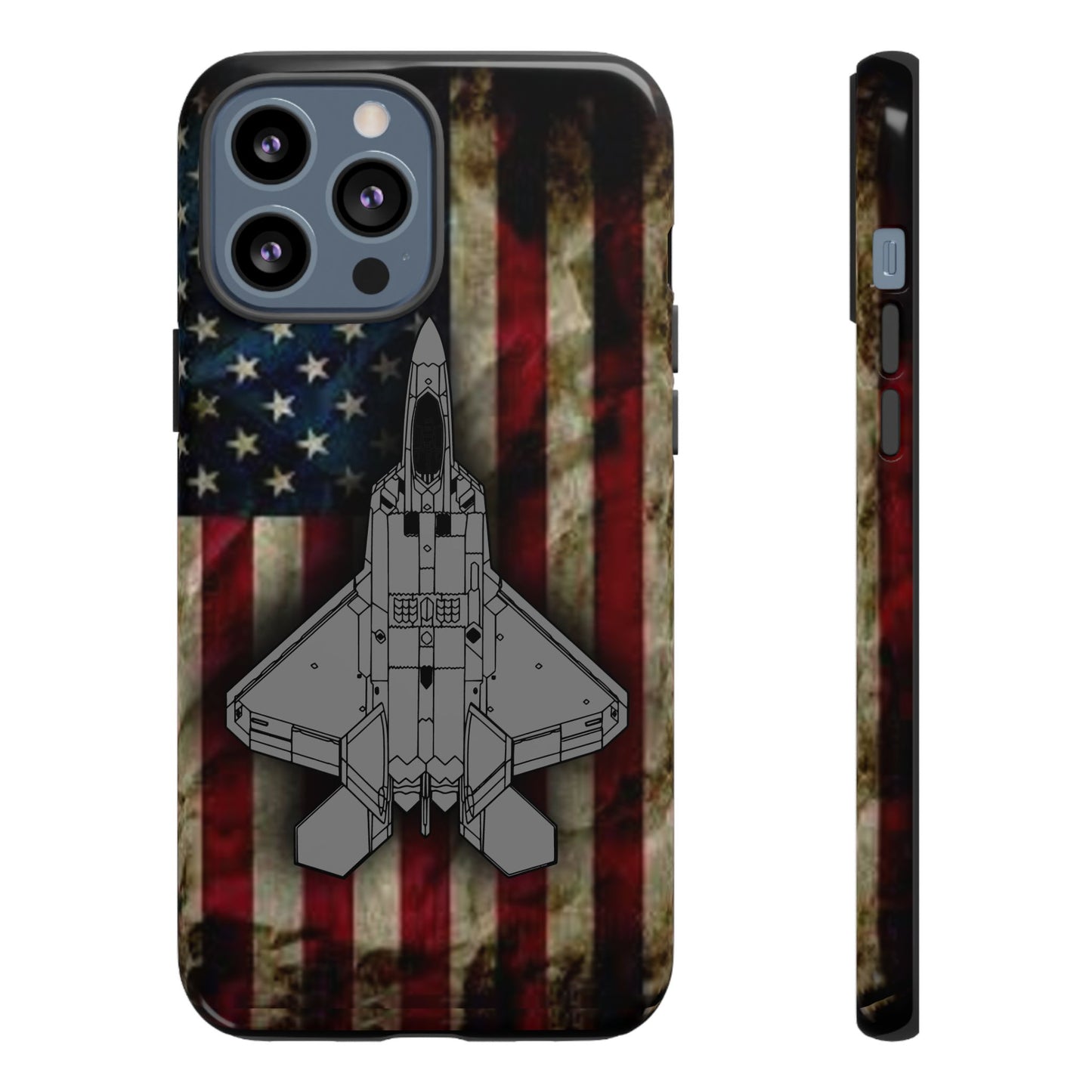F-22 Old Glory Tough Cases for iPhone, Samsung, Google