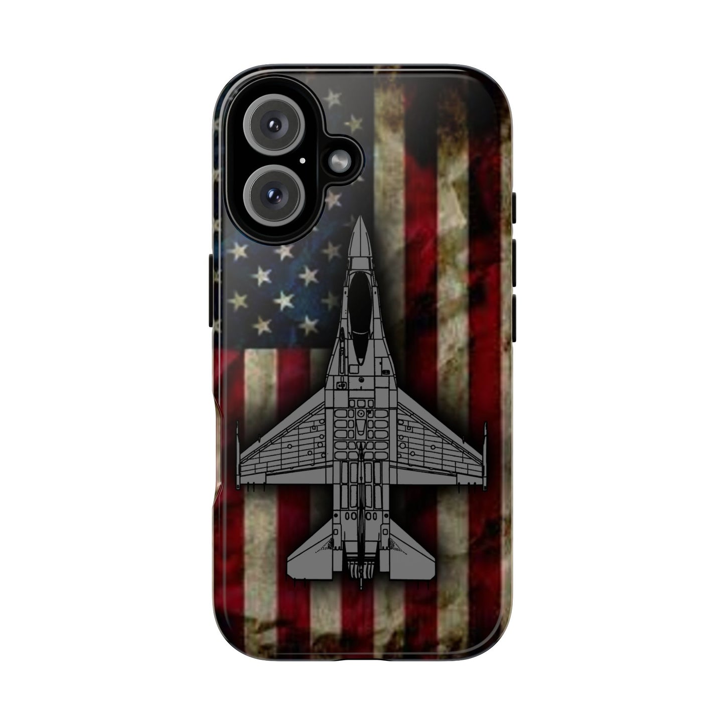 F-16 Old Glory Tough Cases for iPhone, Samsung, Google