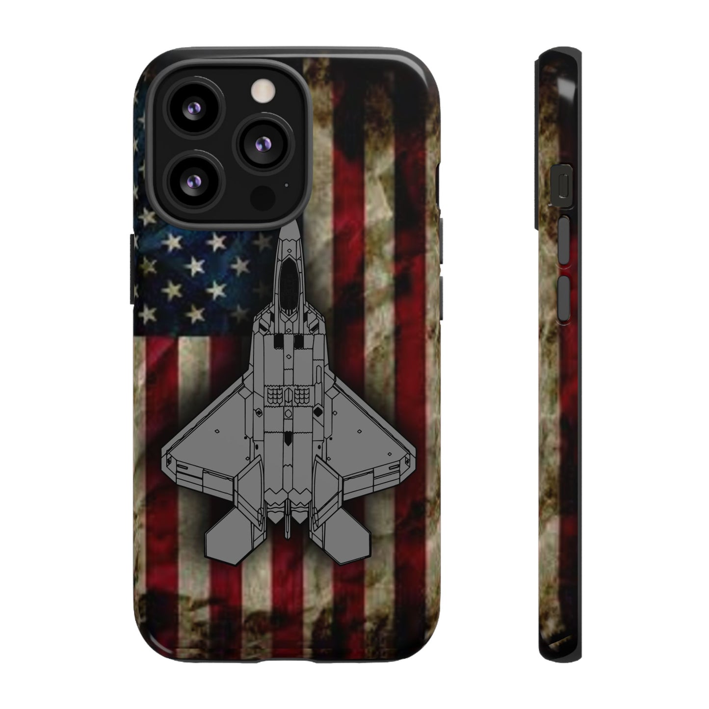 F-22 Old Glory Tough Cases for iPhone, Samsung, Google
