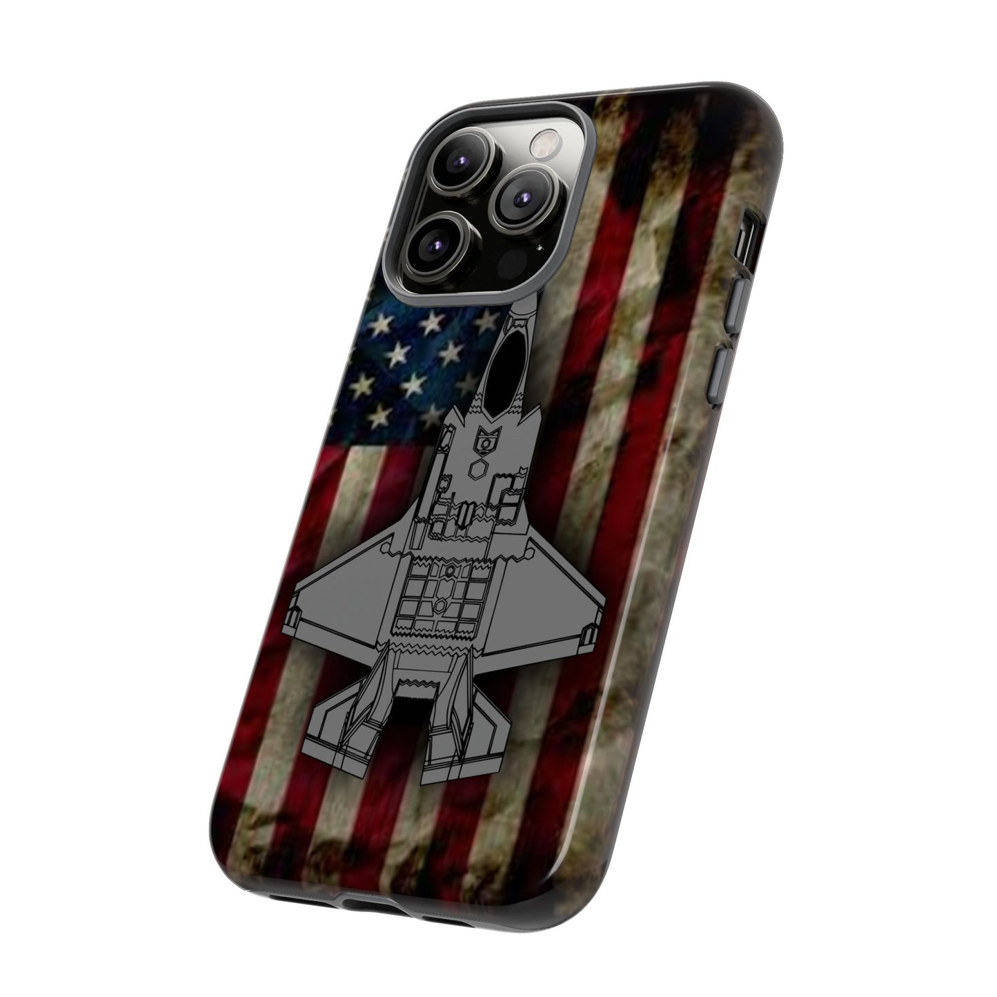 F-35A Old Glory Tough Cases for iPhone, Samsung, Google