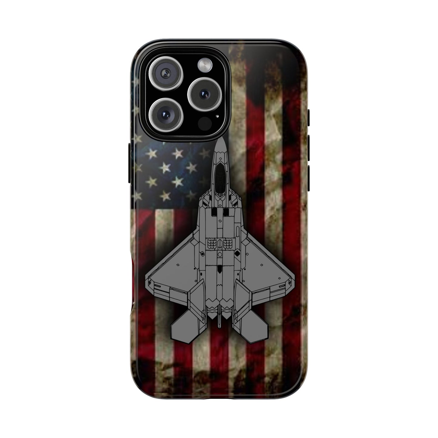 F-22 Old Glory Tough Cases for iPhone, Samsung, Google
