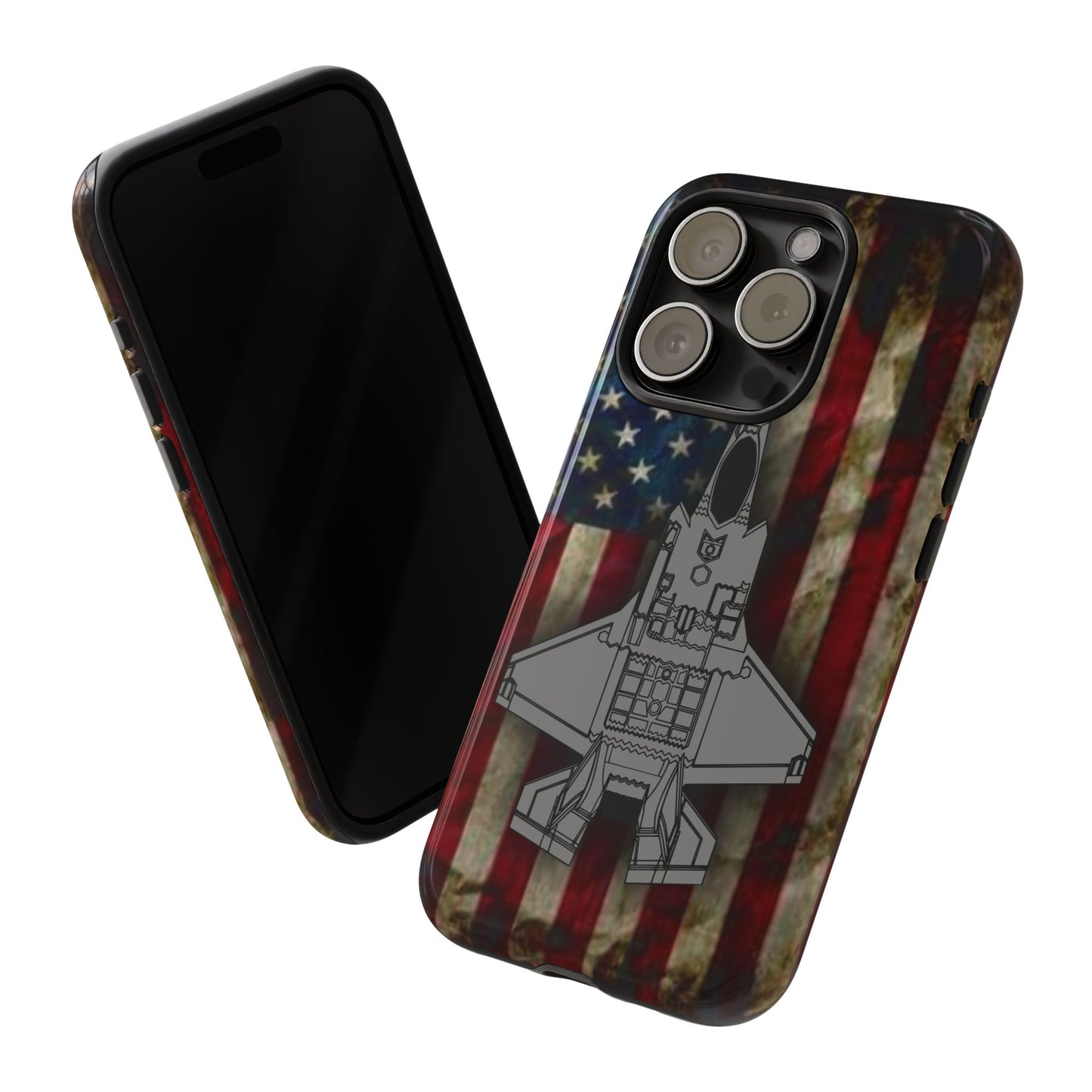 F-35A Old Glory Tough Cases for iPhone, Samsung, Google