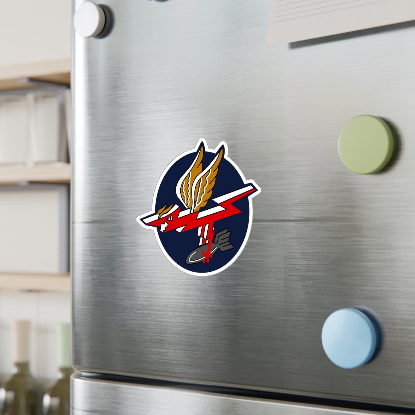 389FS "T-Bolts" Heritage Patch Vinyl Decal