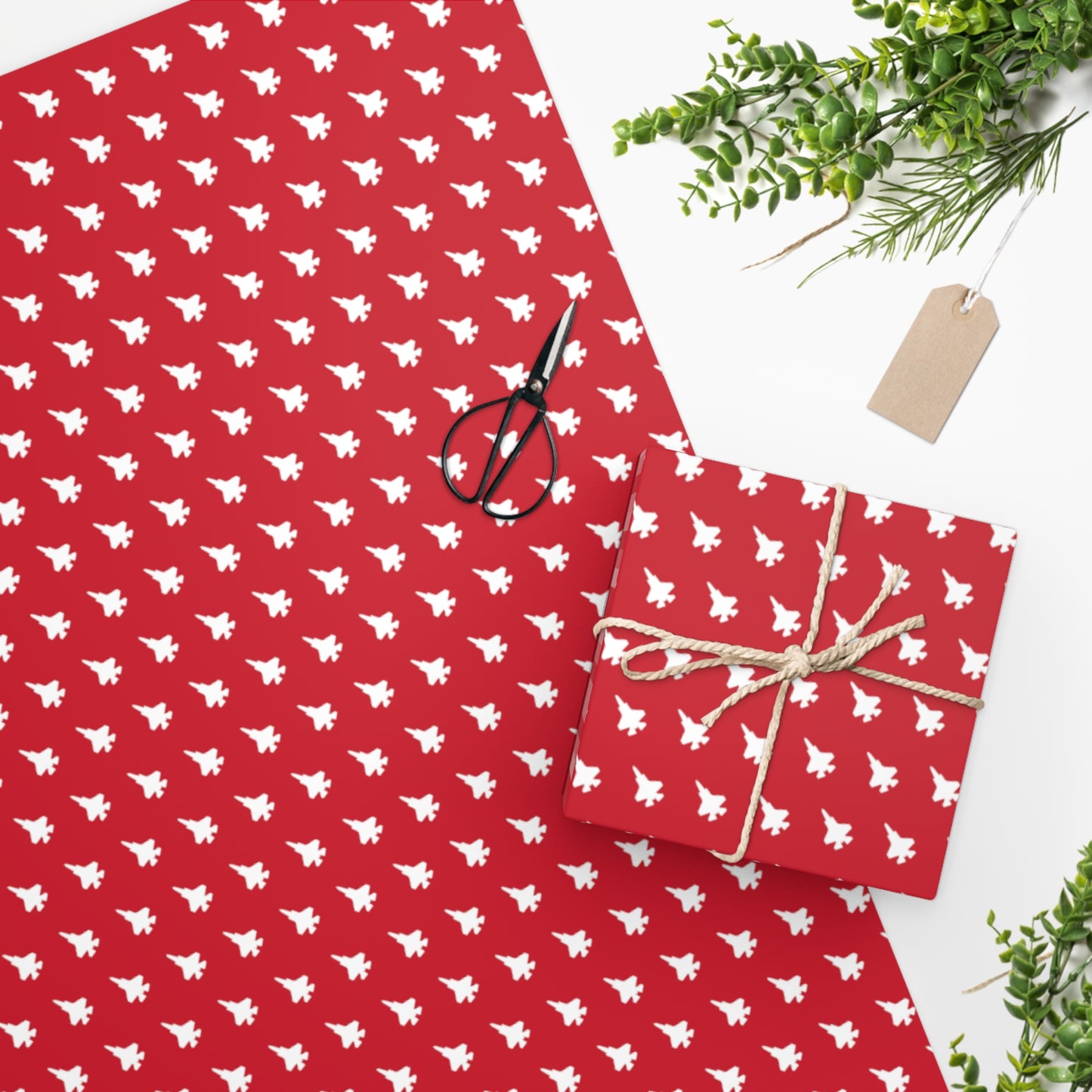 F-35 Wrapping Paper, Red