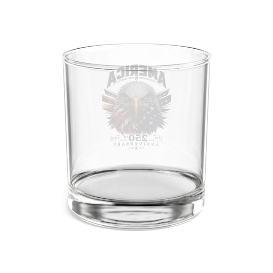 America 250th Anniversary Whiskey Glass, 10oz Rocks Glass