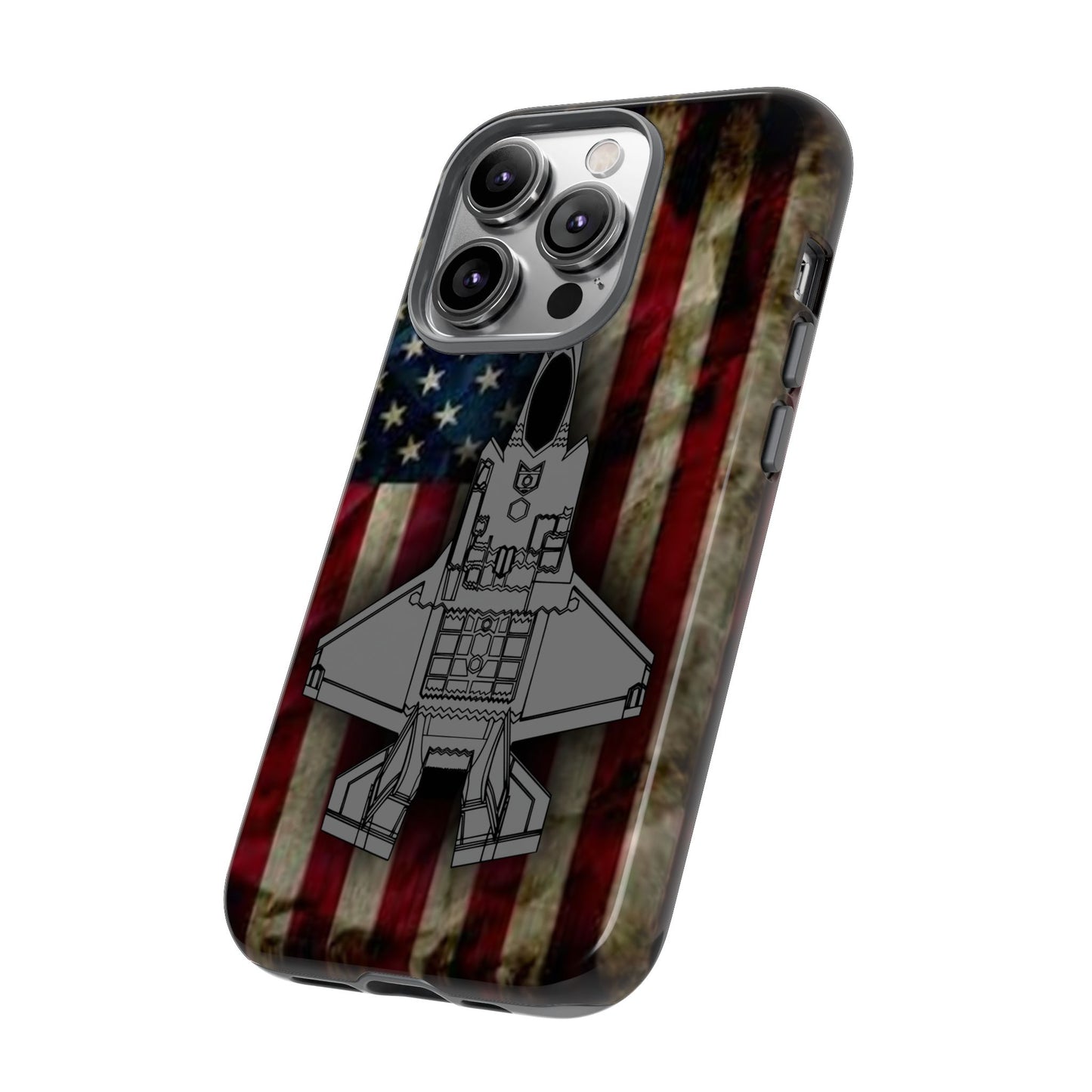 F-35A Old Glory Tough Cases for iPhone, Samsung, Google