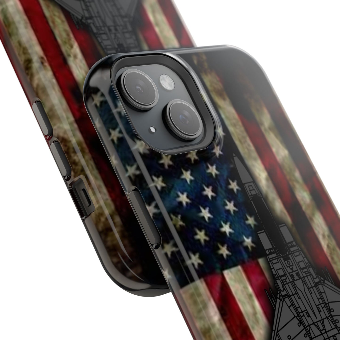 F-15E Old Glory Magnetic Tough Cases for iPhone