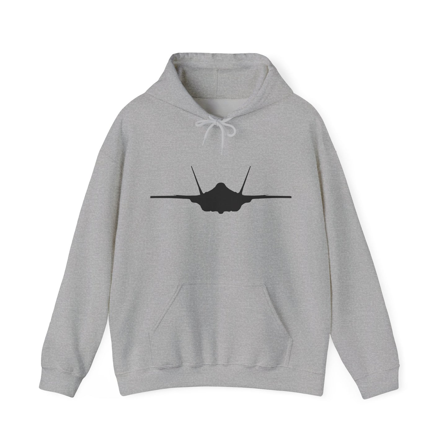 F-35 Front Silhouette Heavy Blend™ Hooded Sweatshirt