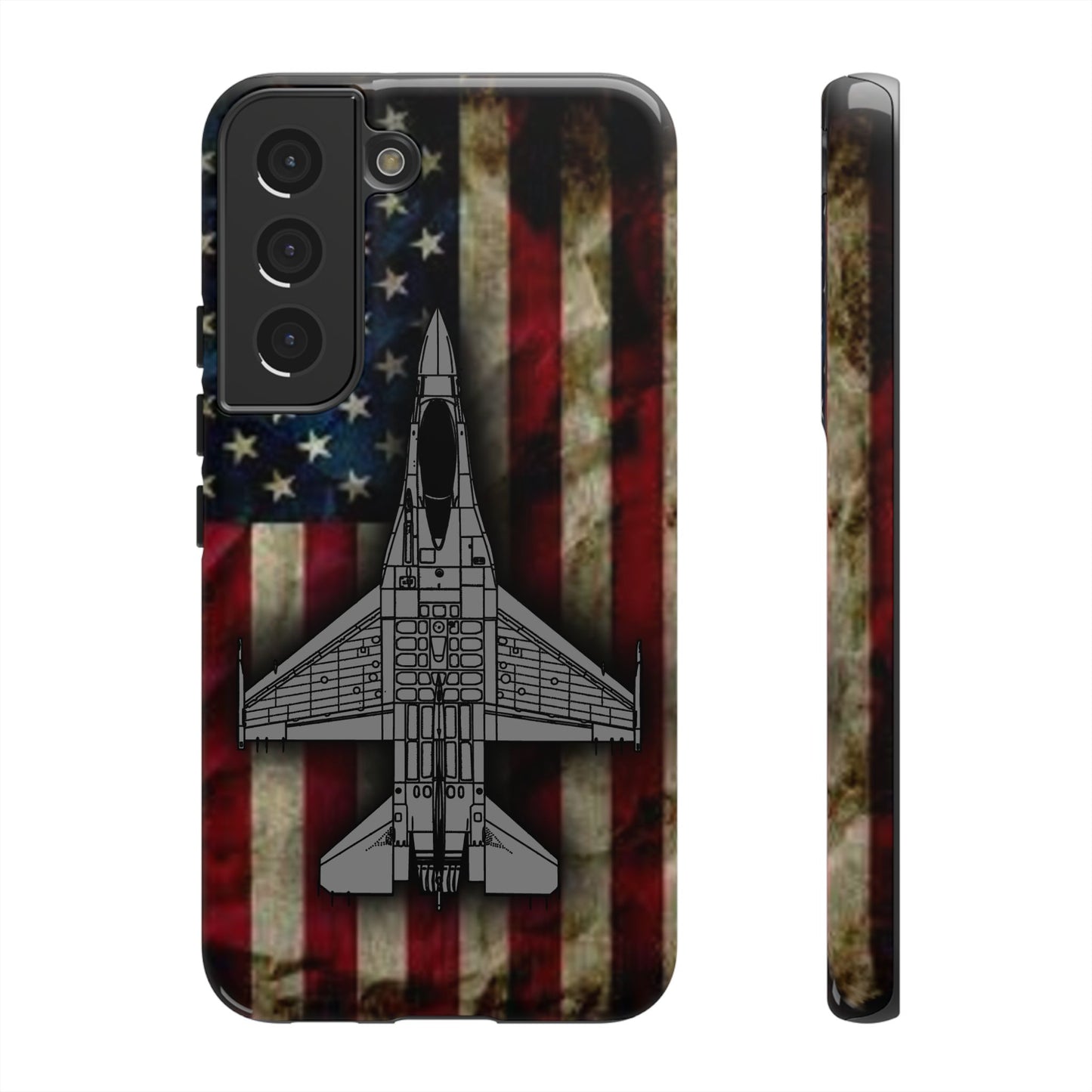 F-16 Old Glory Tough Cases for iPhone, Samsung, Google