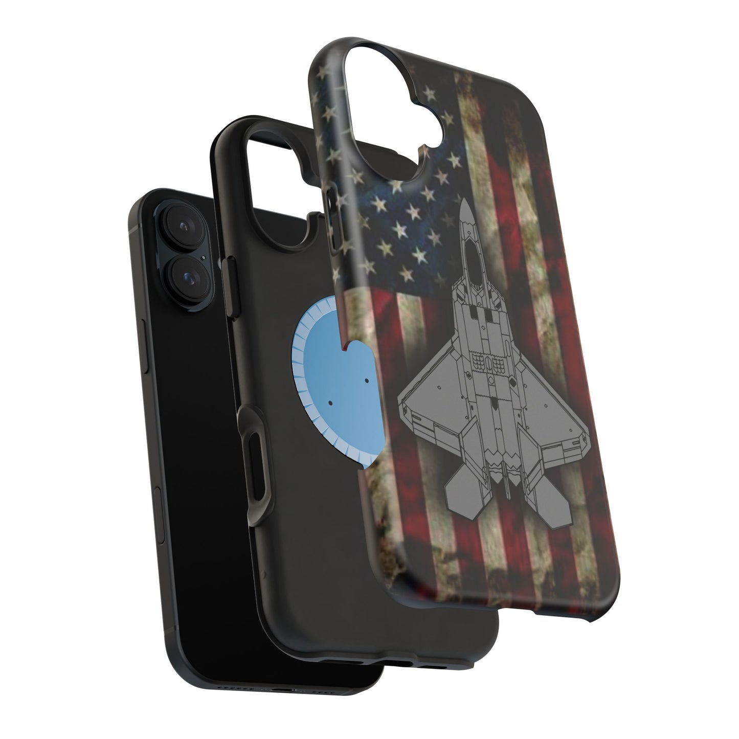 F-22 Old Glory Magnetic Tough Cases for iPhone