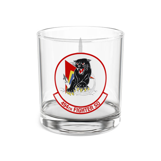 494FS "Panthers" Rocks Glass, 10oz with F-15E