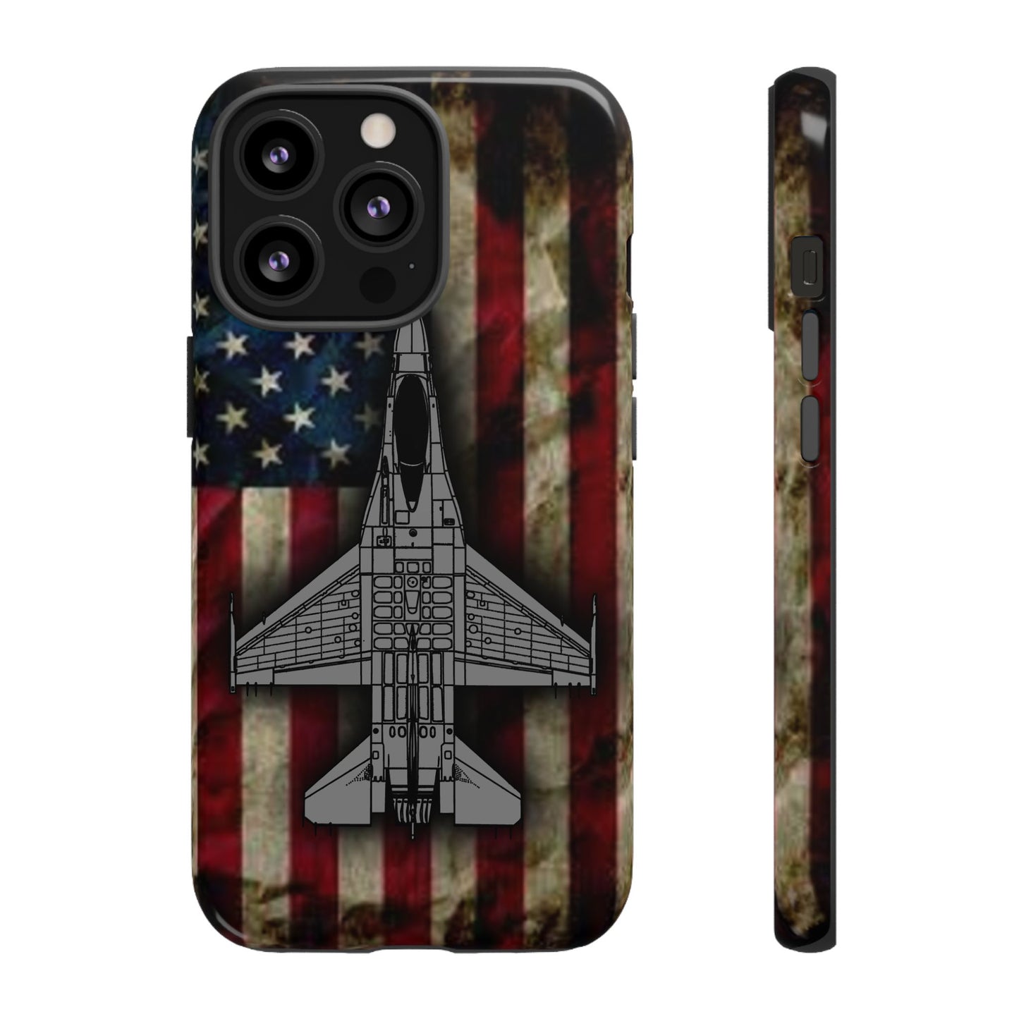 F-16 Old Glory Tough Cases for iPhone, Samsung, Google