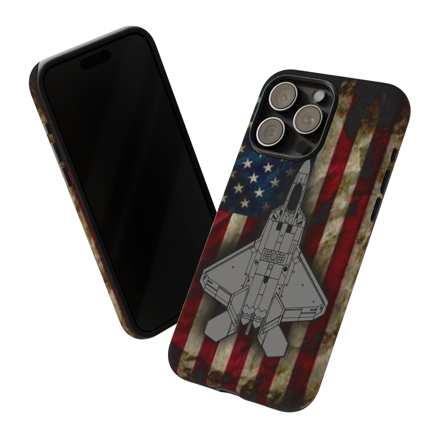 F-22 Old Glory Tough Cases for iPhone, Samsung, Google