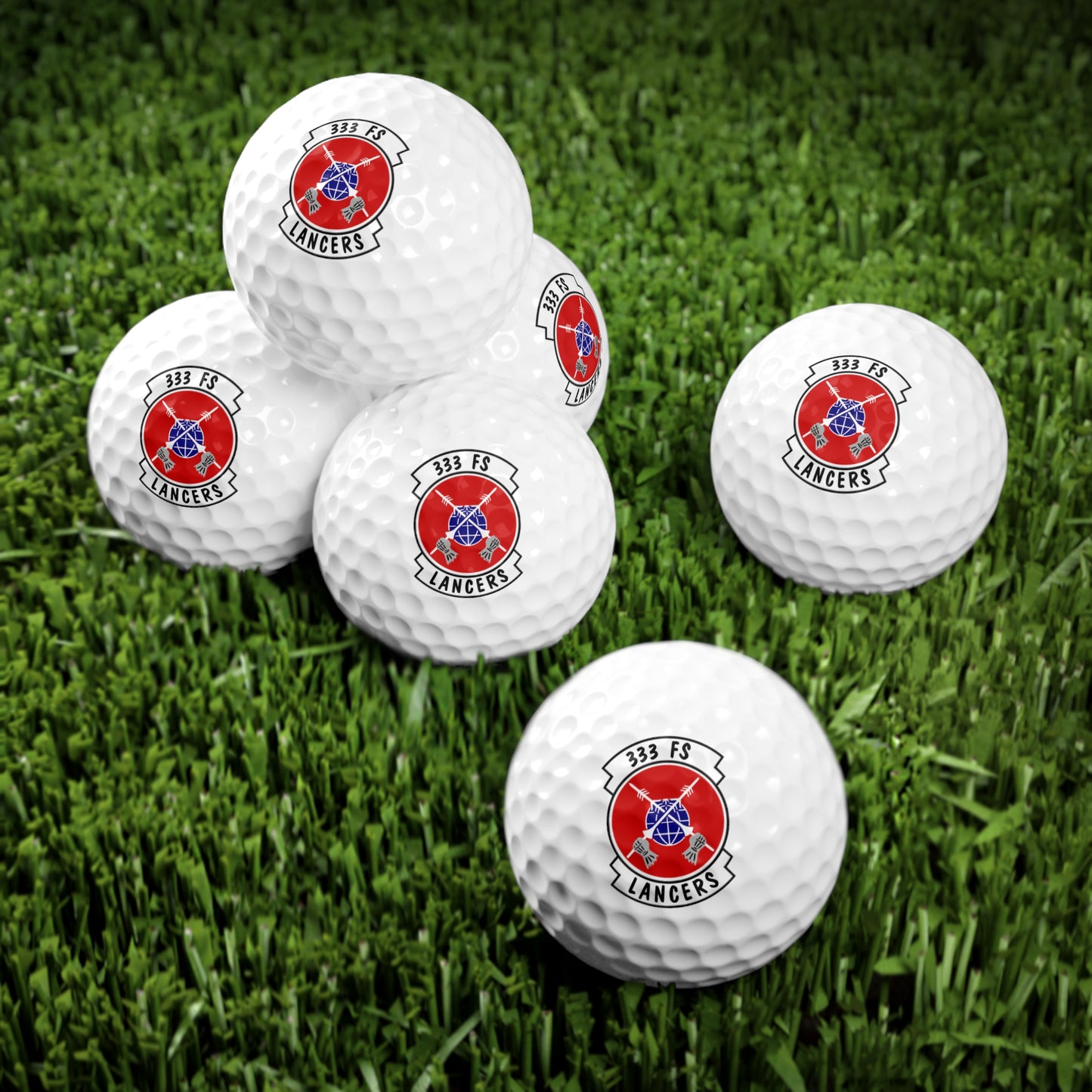 333FS "Lancers" Golf Balls, 6pcs