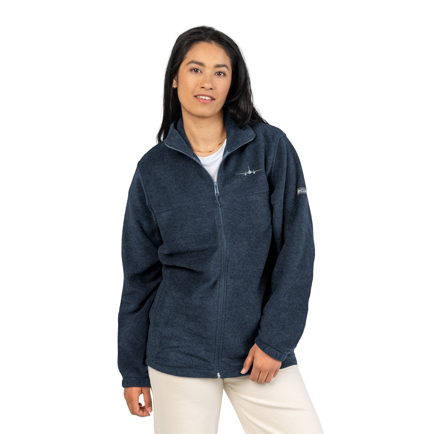 757 Embroidered Columbia Fleece Jacket