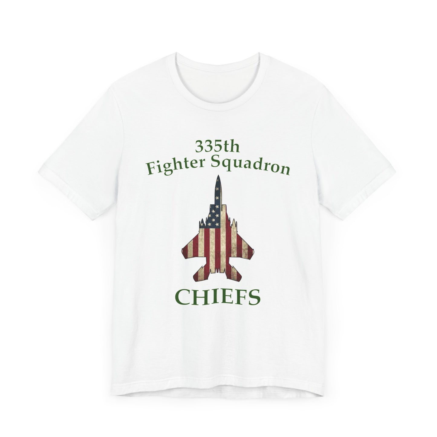 335FS Chiefs Eagle Flag Unisex Jersey Short Sleeve Tee, Multiple Colors