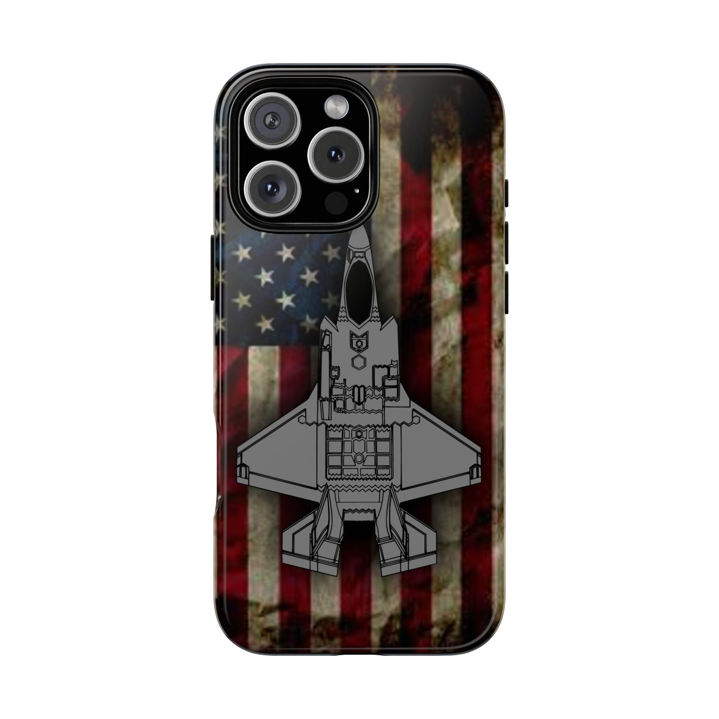 F-35A Old Glory Tough Cases for iPhone, Samsung, Google