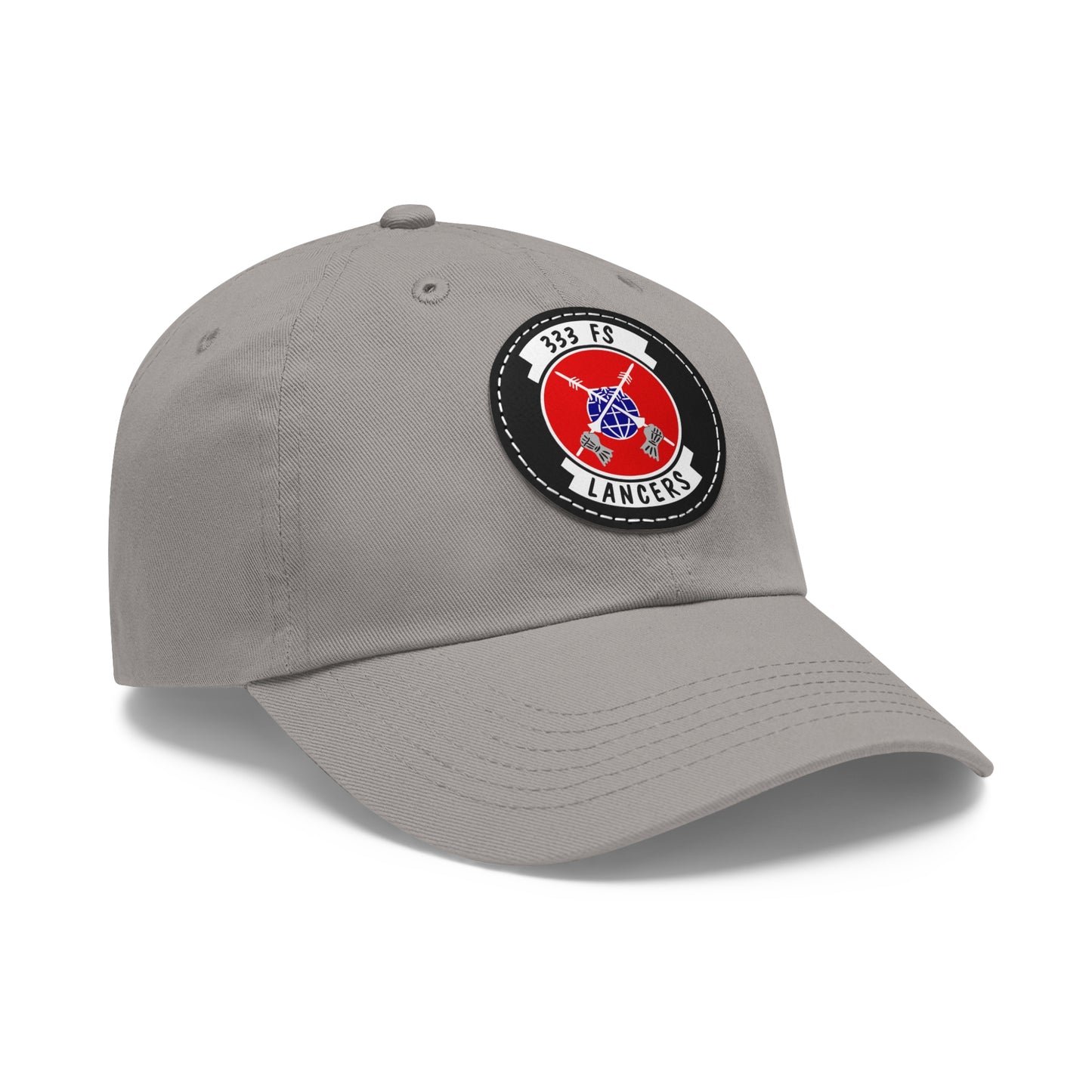 333FS Lancers Leather Patch Hat, Multiple Colors