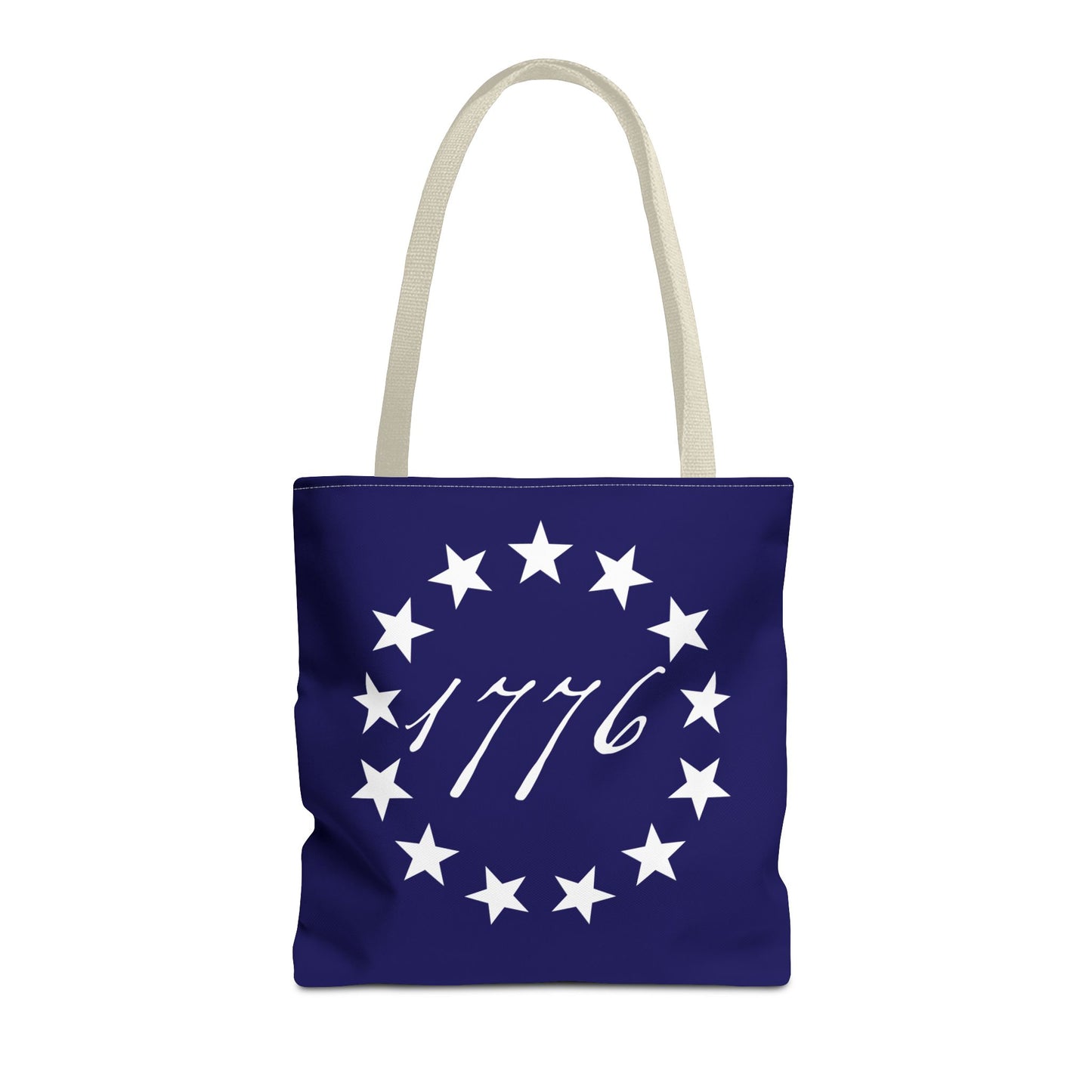 1776 Betsy Ross Flag Tote Bag — Patriotic Independence Day Grocery & Beach Tote