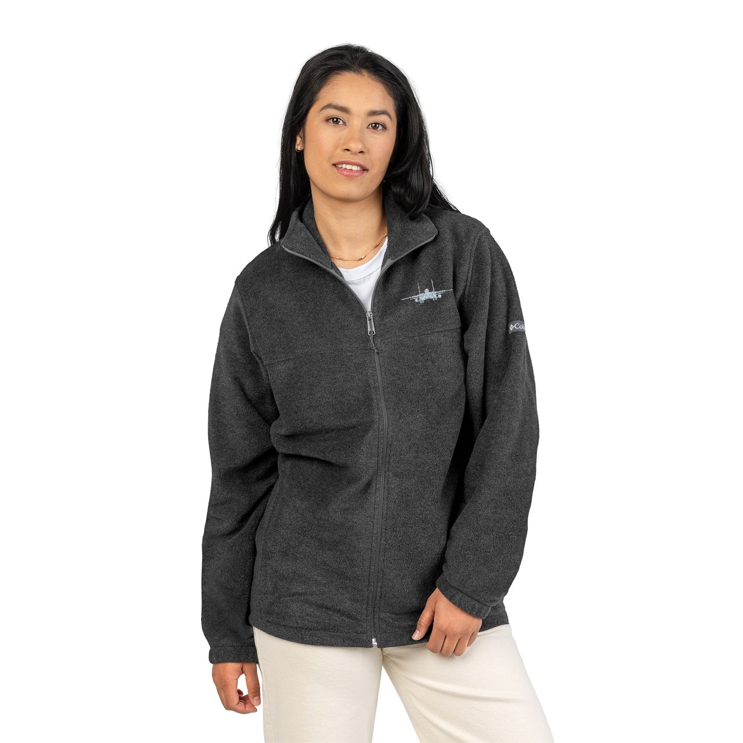 F-15E Nose-On Embroidered Columbia Fleece Jacket