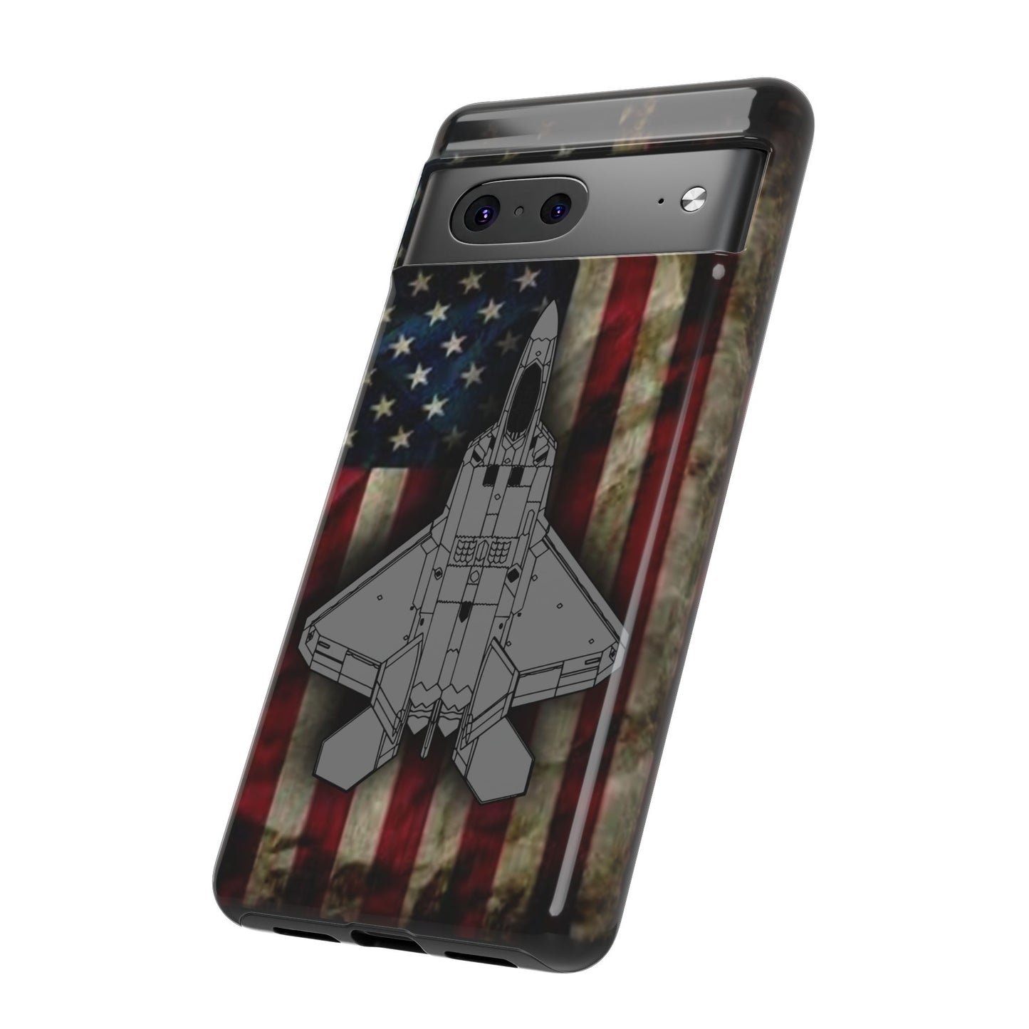 F-22 Old Glory Tough Cases for iPhone, Samsung, Google