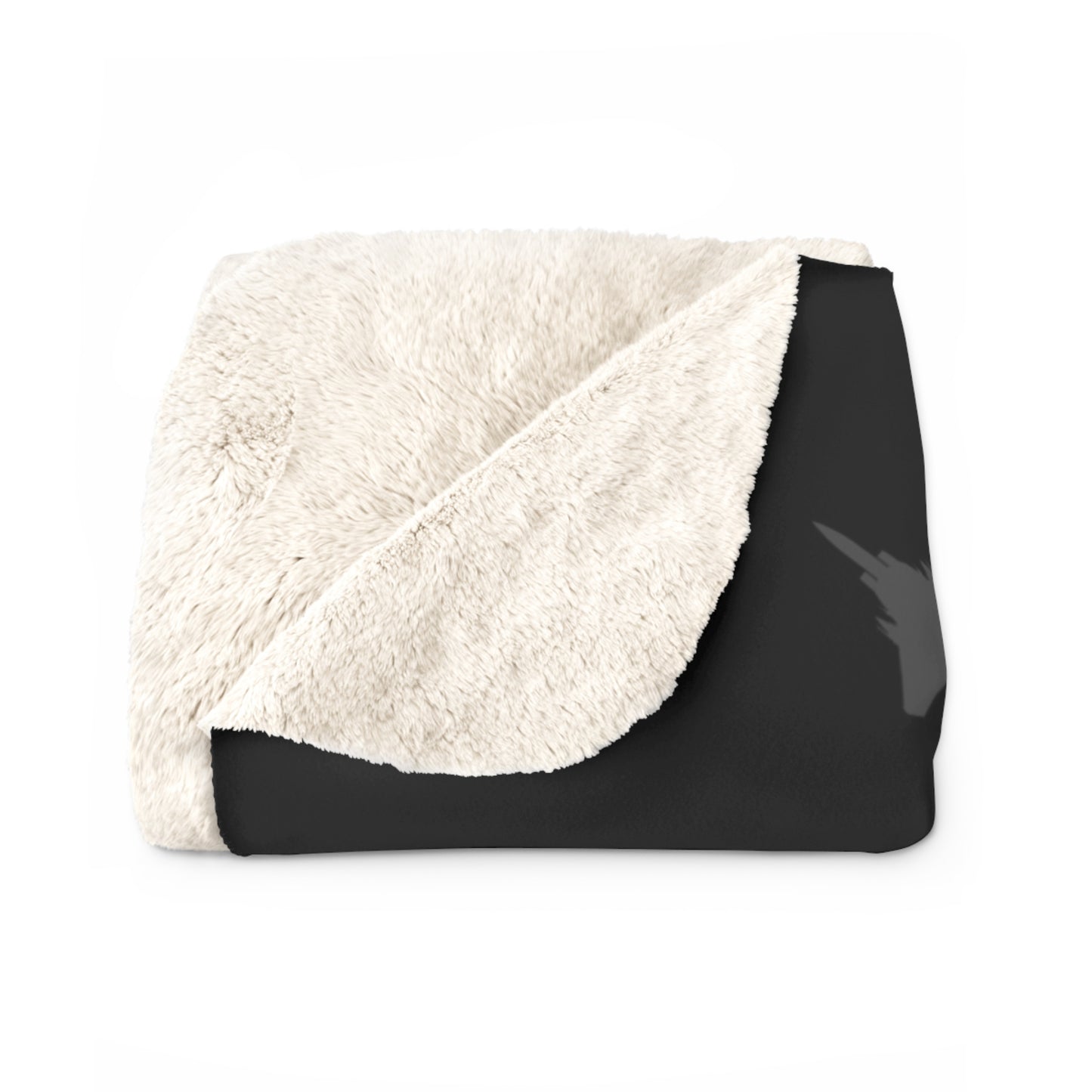 F-15E Pattern Sherpa Fleece Blanket, Black