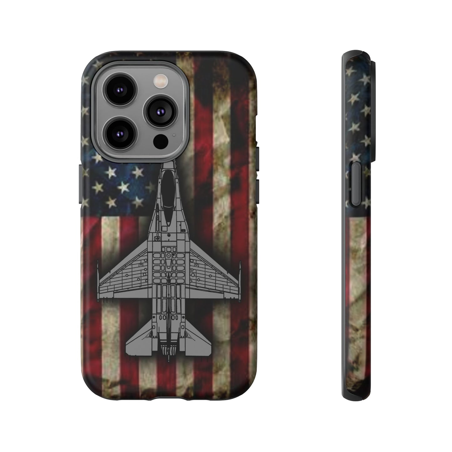 F-16 Old Glory Tough Cases for iPhone, Samsung, Google