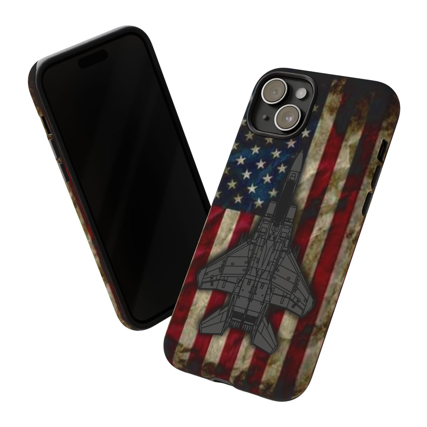 F-15E Old Glory Tough Cases for iPhone, Samsung, Google