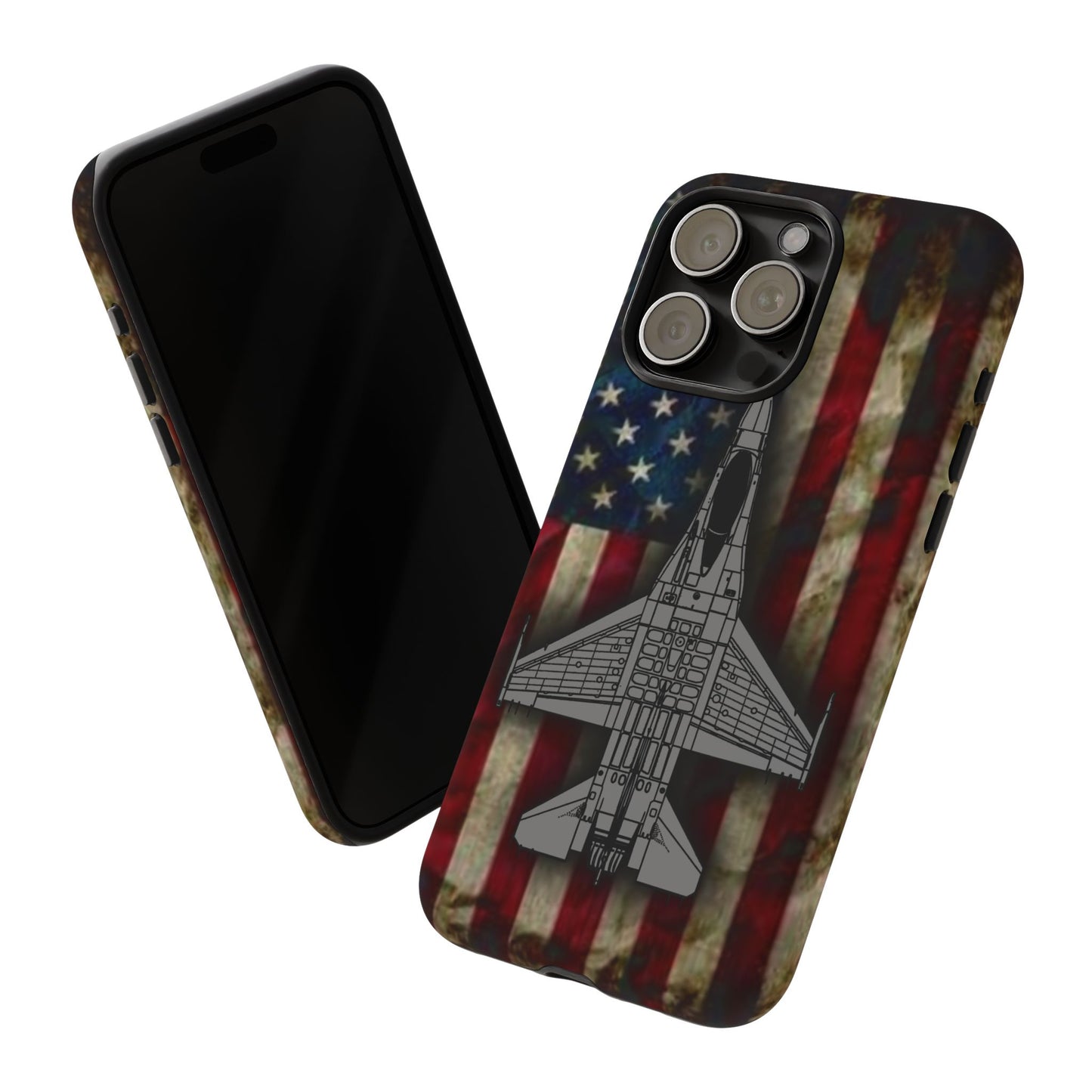 F-16 Old Glory Tough Cases for iPhone, Samsung, Google