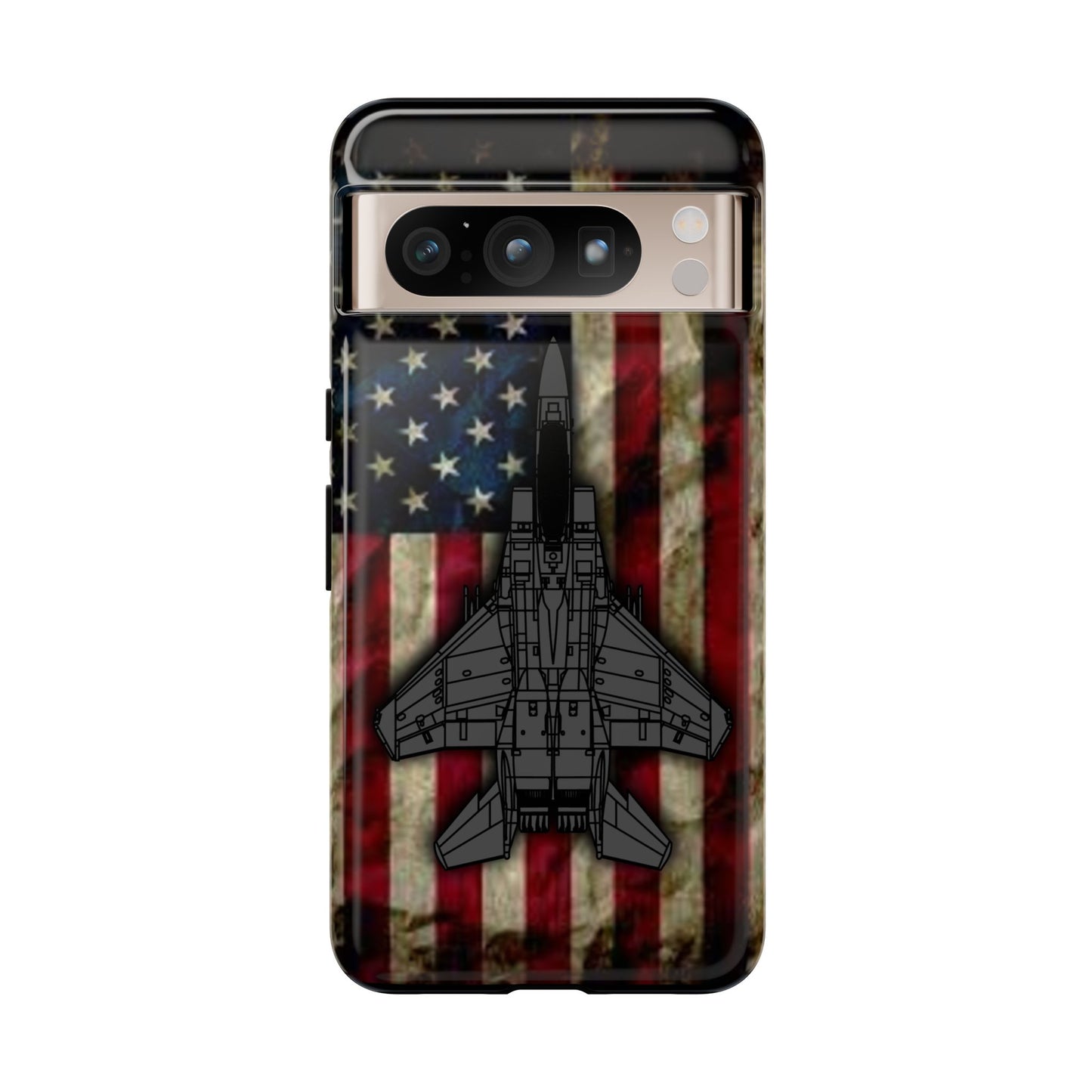 F-15E Old Glory Tough Cases for iPhone, Samsung, Google