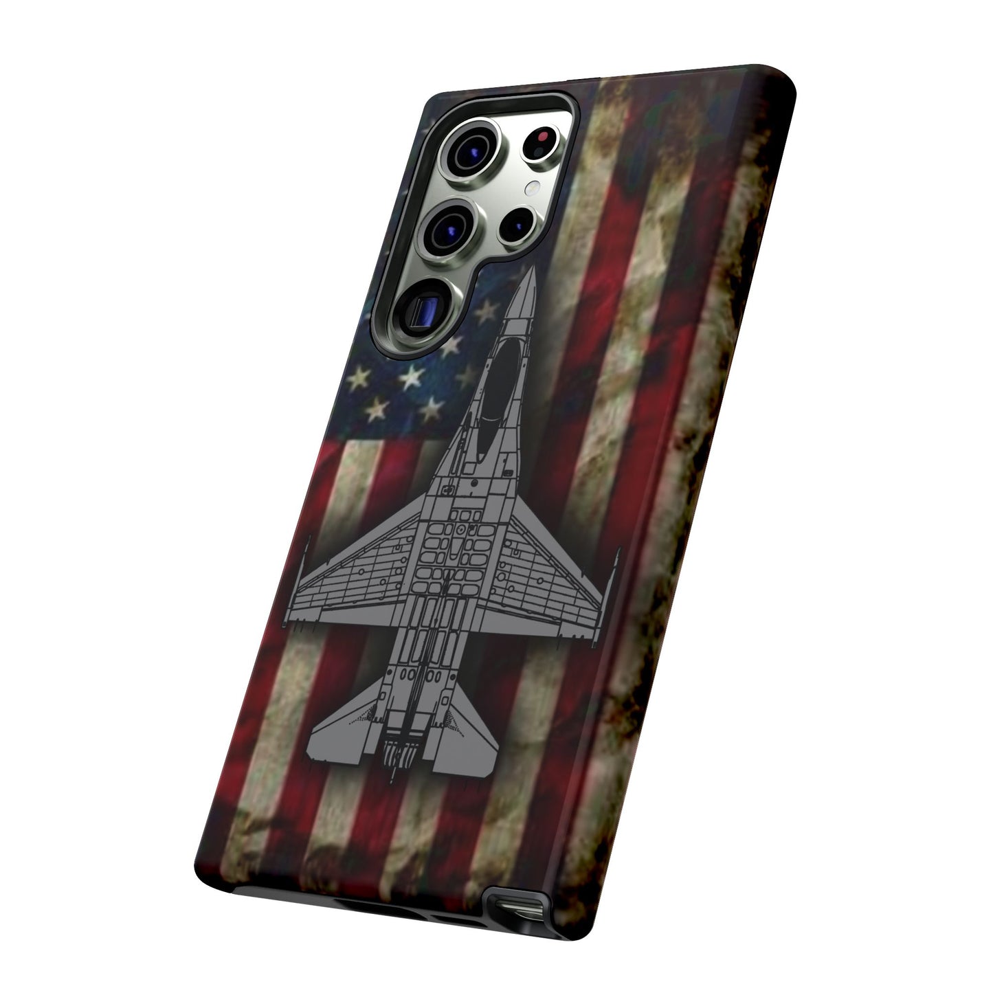 F-16 Old Glory Tough Cases for iPhone, Samsung, Google