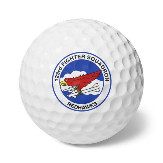 123FS "Redhawks" Golf Balls, 6pcs