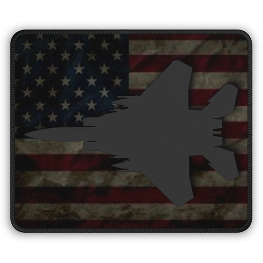 Gaming Mouse Pad, F-15E & Flag