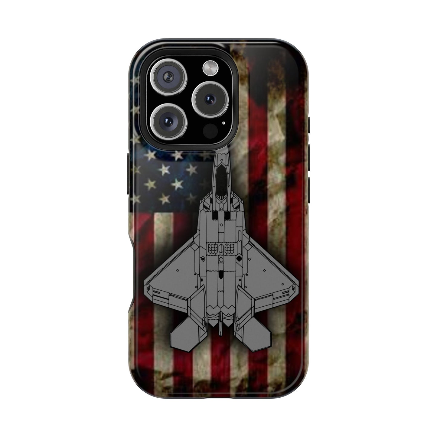 F-22 Old Glory Magnetic Tough Cases for iPhone