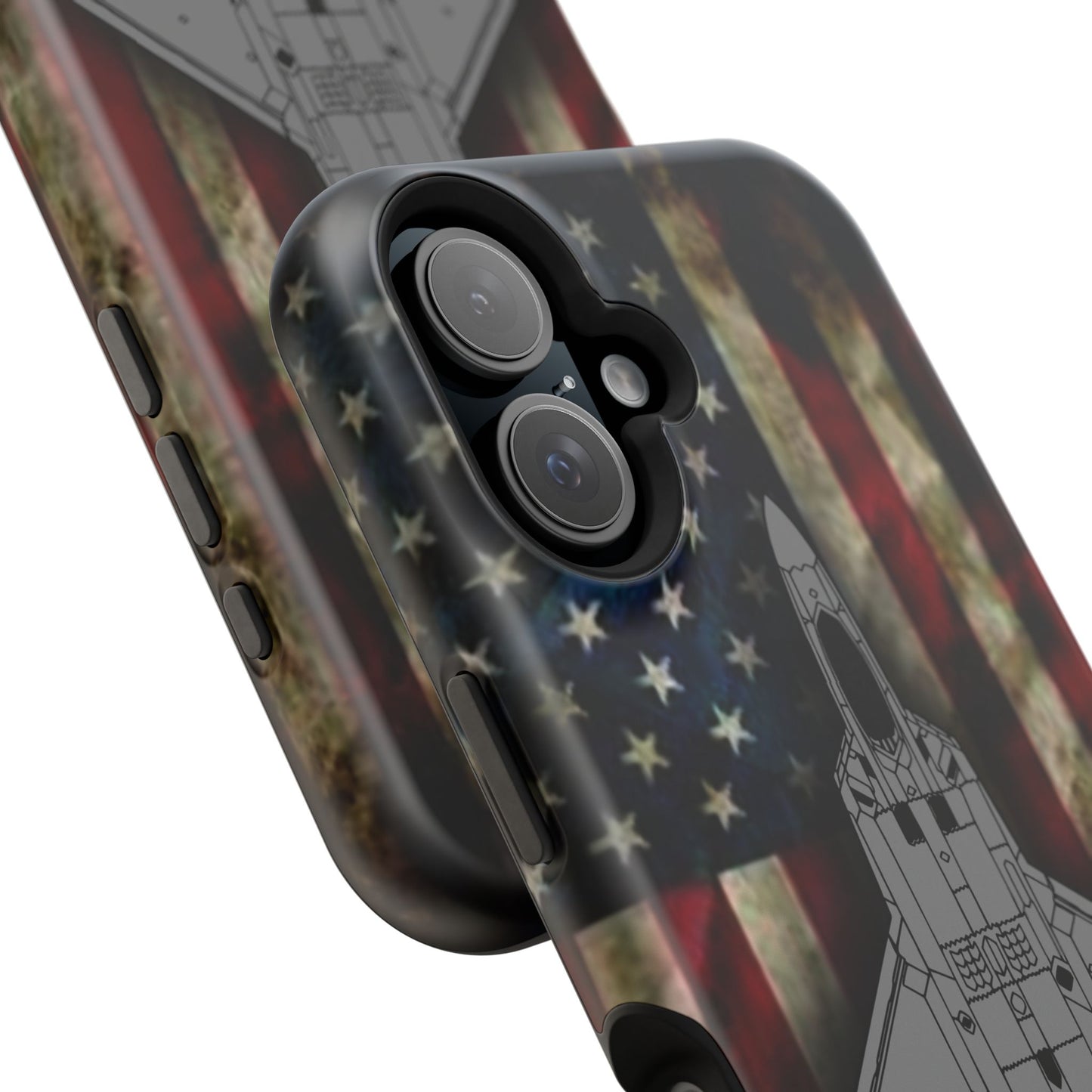 F-22 Old Glory Magnetic Tough Cases for iPhone