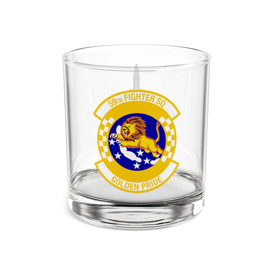 59FS "Golden Pride" Rocks Glass, 10oz with F-15C