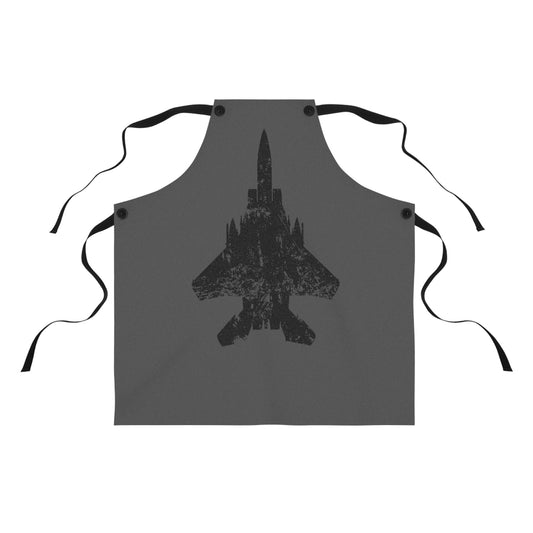 F-15E Weathered Top Silhouette Apron, Father's Day Gift